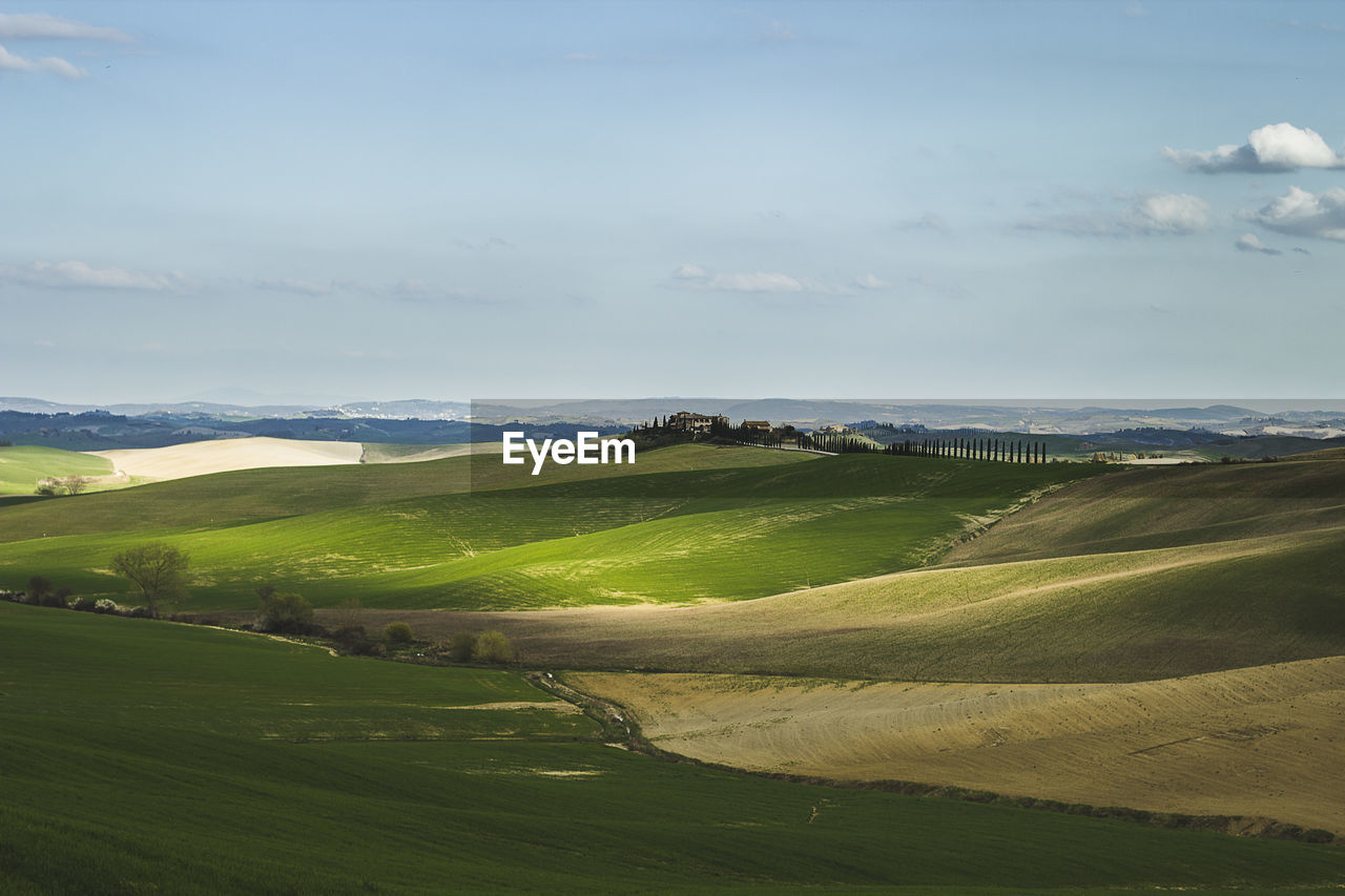 Scenic view of landscape against sky