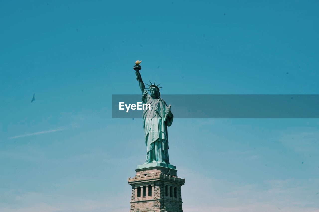 Low angle view of statue