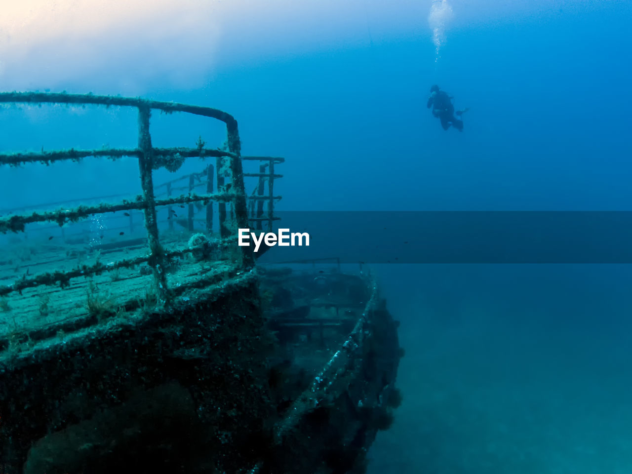 The wreck of the mv karwela near gozo, malta