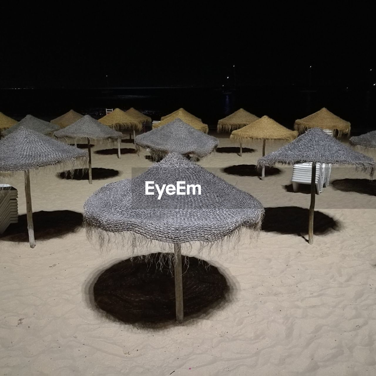 PARASOLS ON BEACH