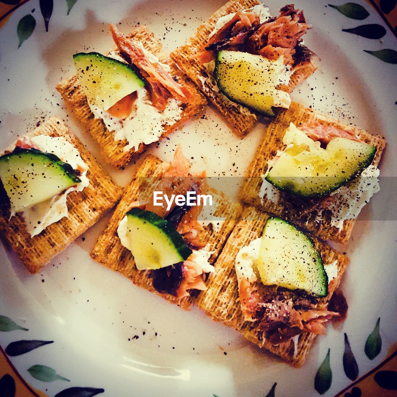 CLOSE-UP OF MULTI COLORED BREAD IN PLATE