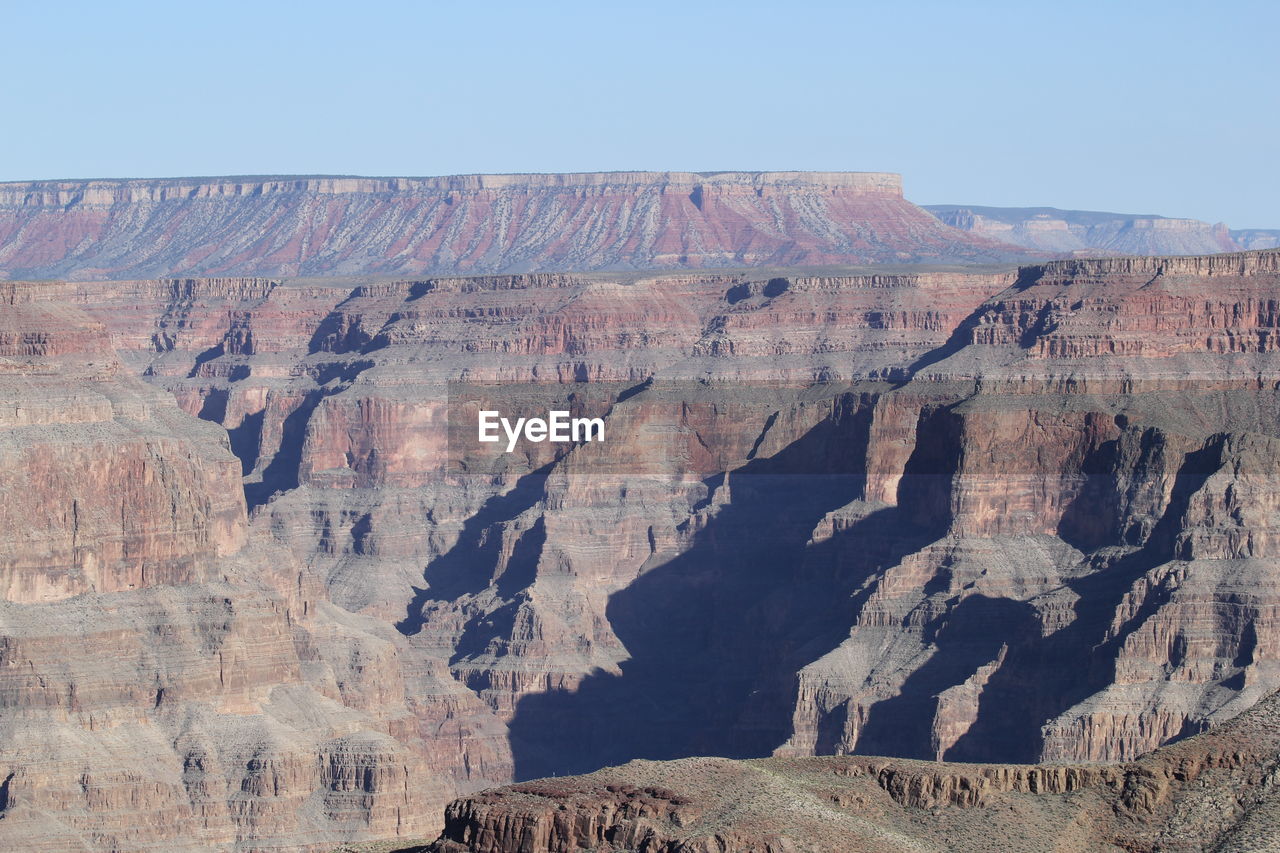 Scenic view of rocky mountains at grand canyon national park