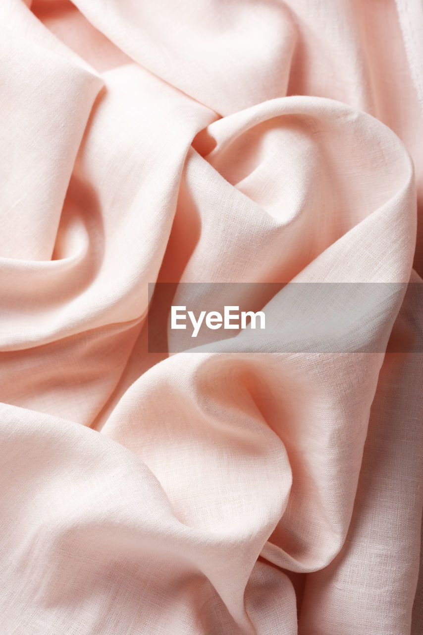pink, textile, petal, full frame, backgrounds, close-up, satin, clothing, no people, crumpled, softness, pattern, indoors, folded, wrinkled, silk, textured, linen, bed, luxury, sheet, white, smooth, wealth, rippled, studio shot, curve, material, cotton