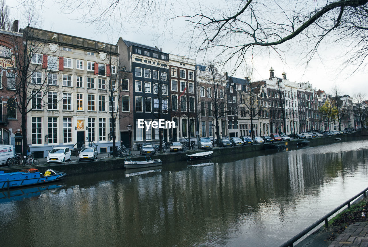 Boats in canal