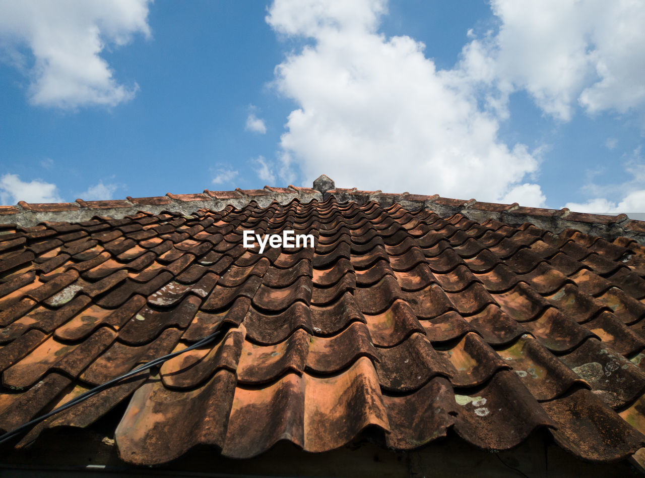 House tile and blue sky