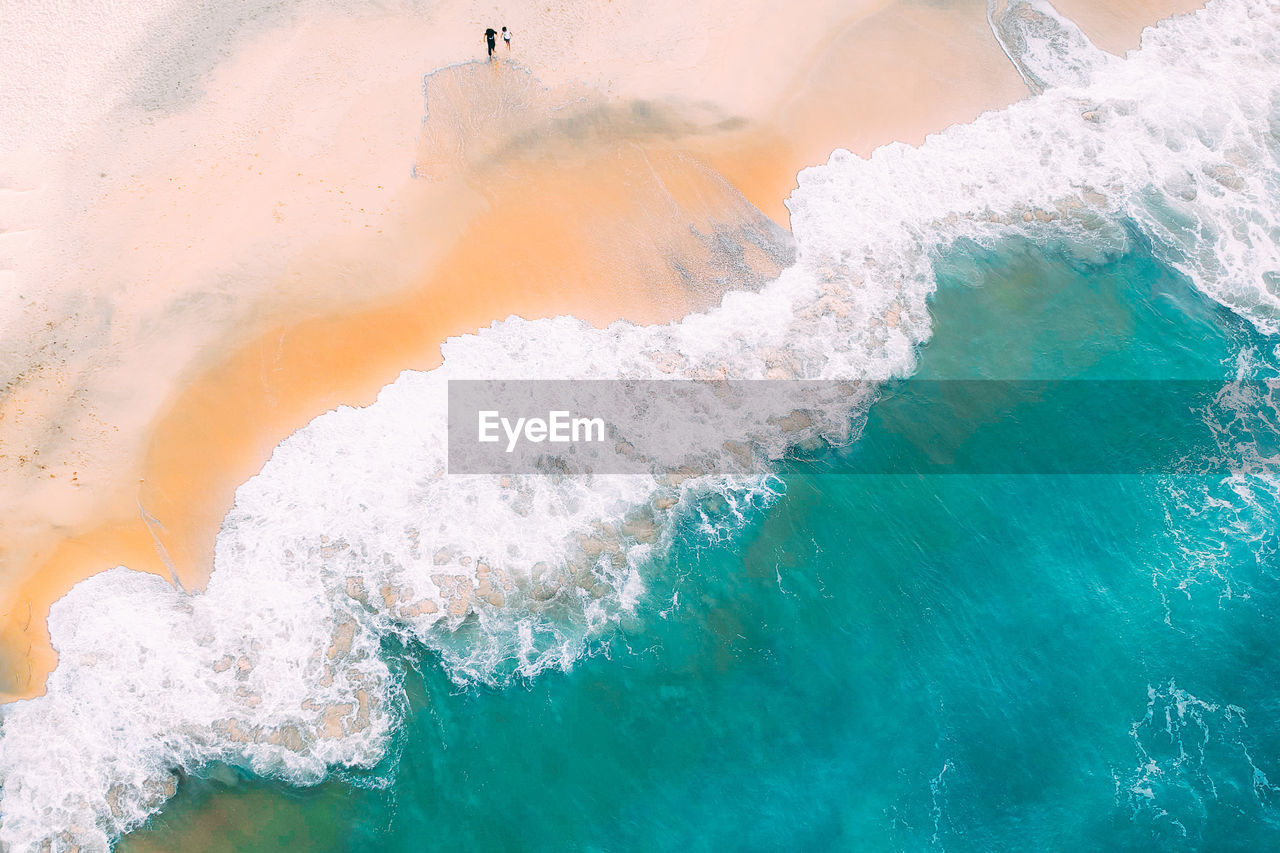 Aerial view of beach