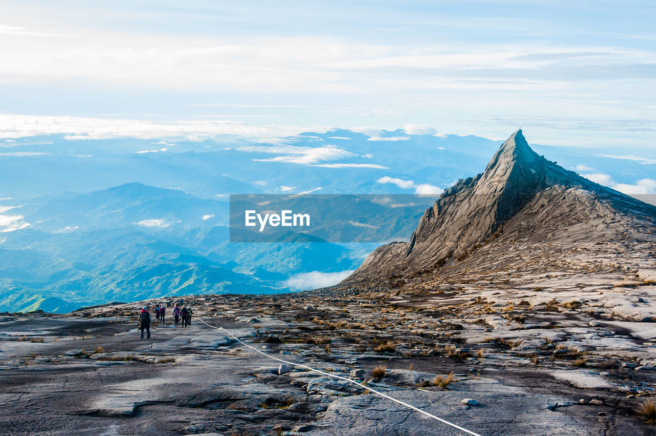South peaks of mount kinabalu. mount kinabalu is the most dramatic feature in sabah. 