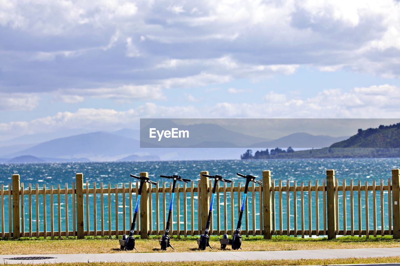 Scooter weather at lake taupo