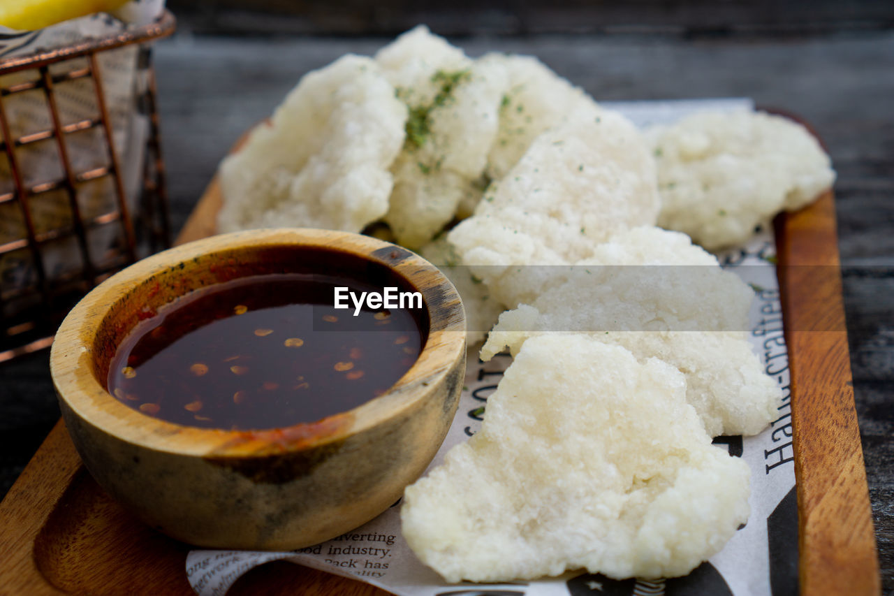 close-up of food in plate