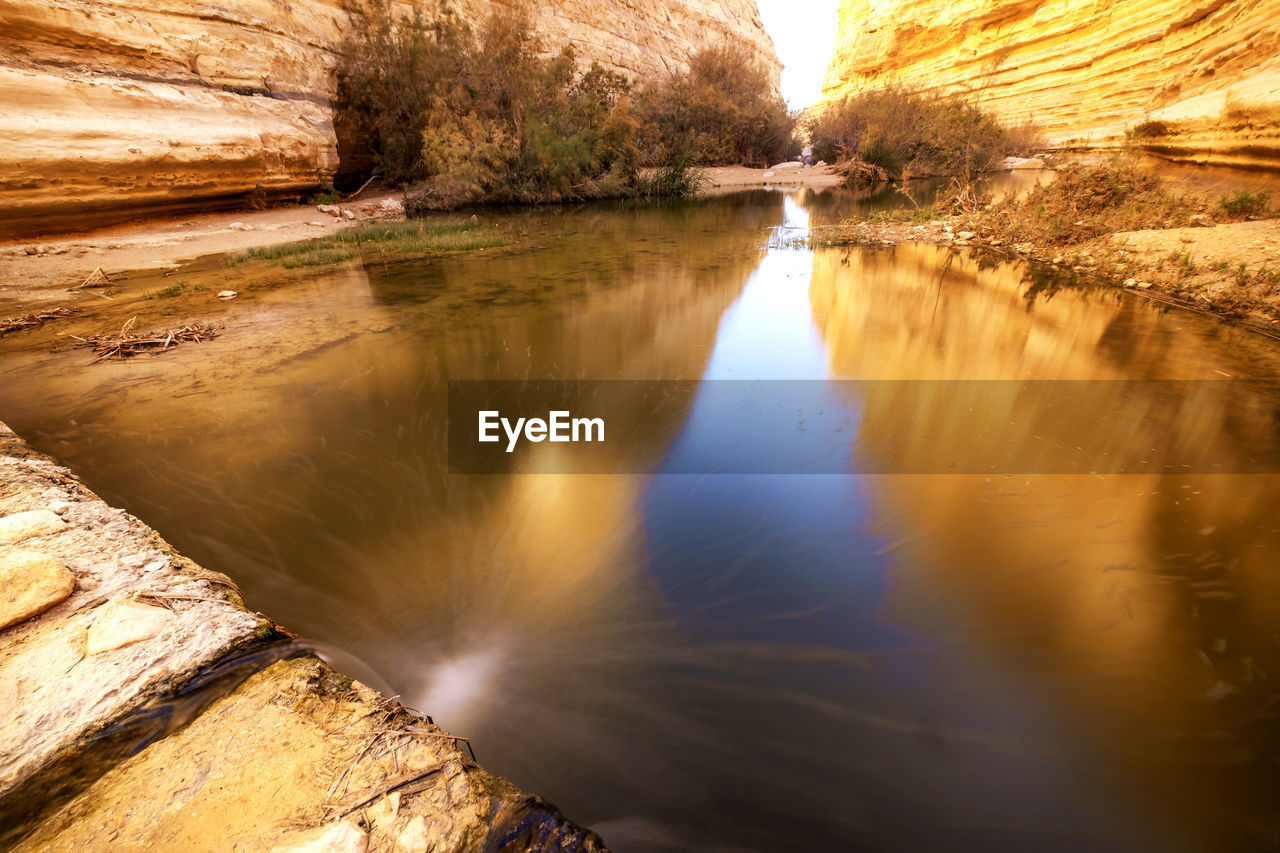 Scenic view of lake