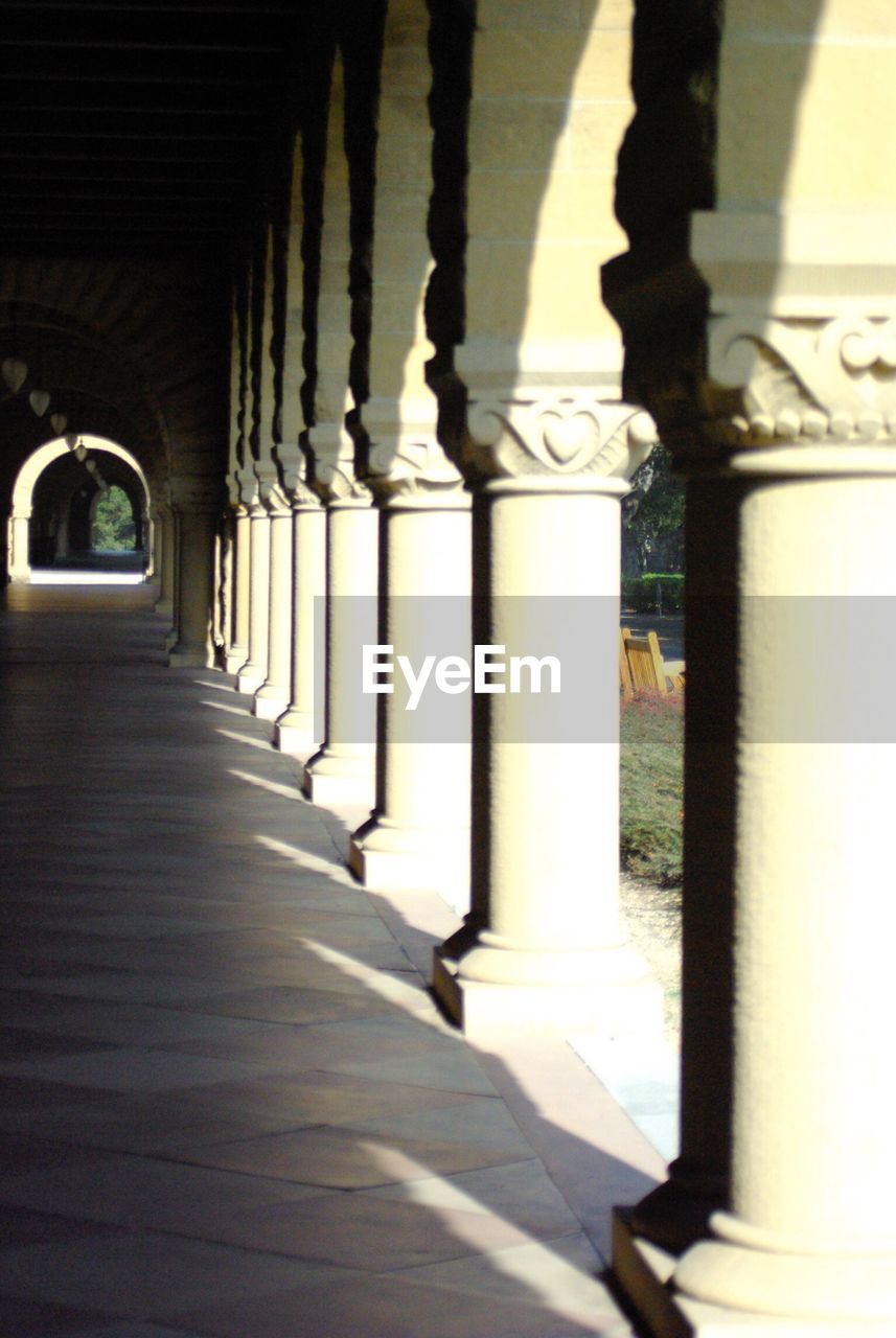 View of corridor of building