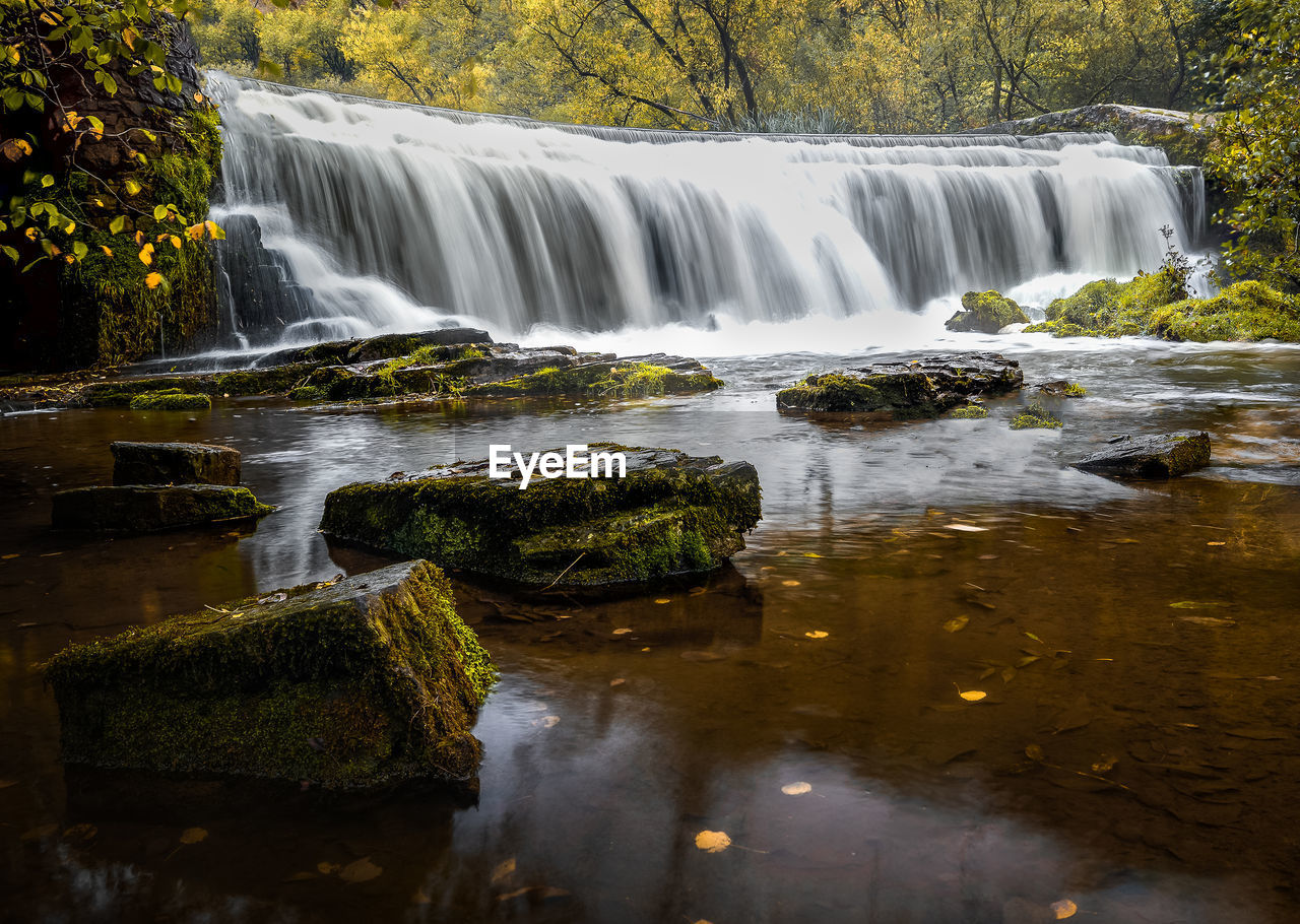 SCENIC VIEW OF WATERFALL