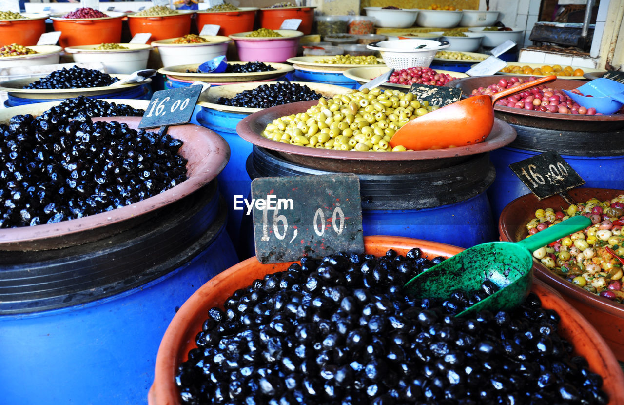 Close-up of fruits for sale in market