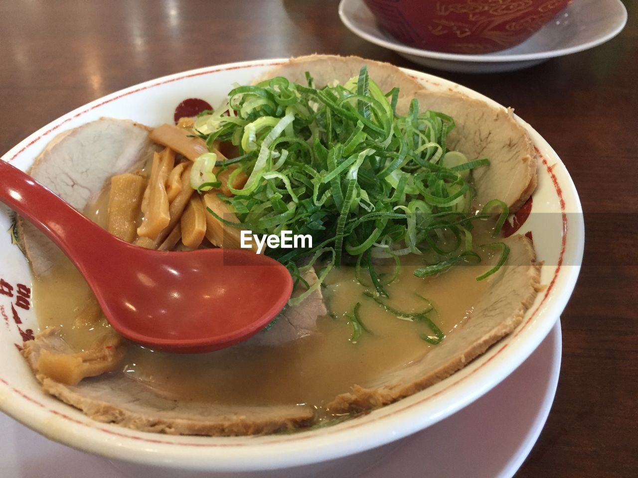 CLOSE-UP OF SOUP SERVED IN BOWL