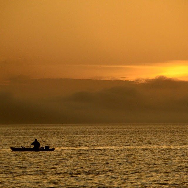 SUNSET OVER SEA