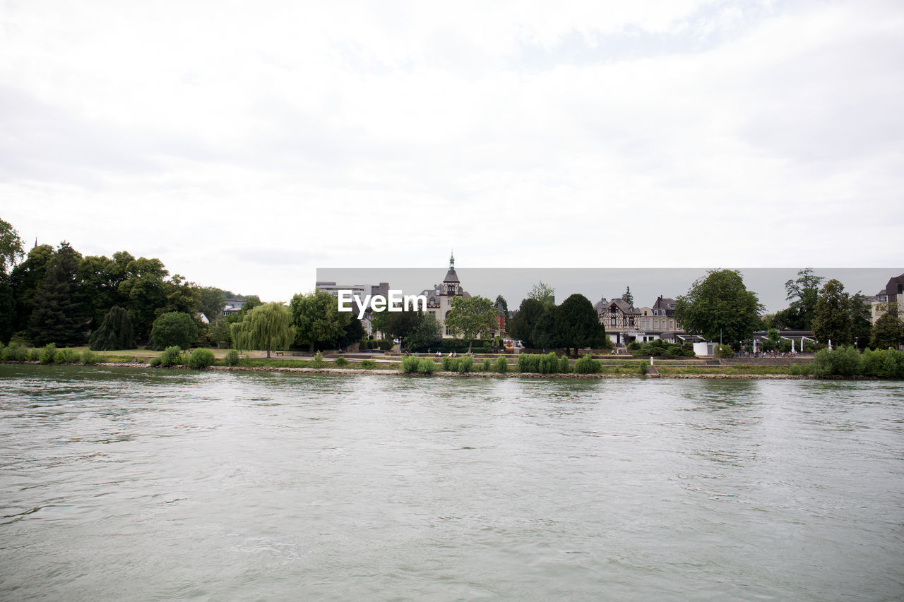 VIEW OF MOSQUE AT RIVERBANK