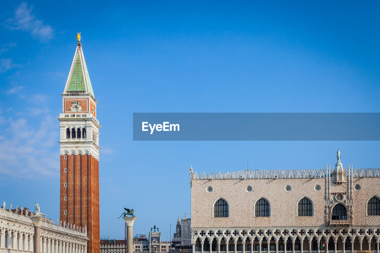 Cathedral and doge palace at st mark square