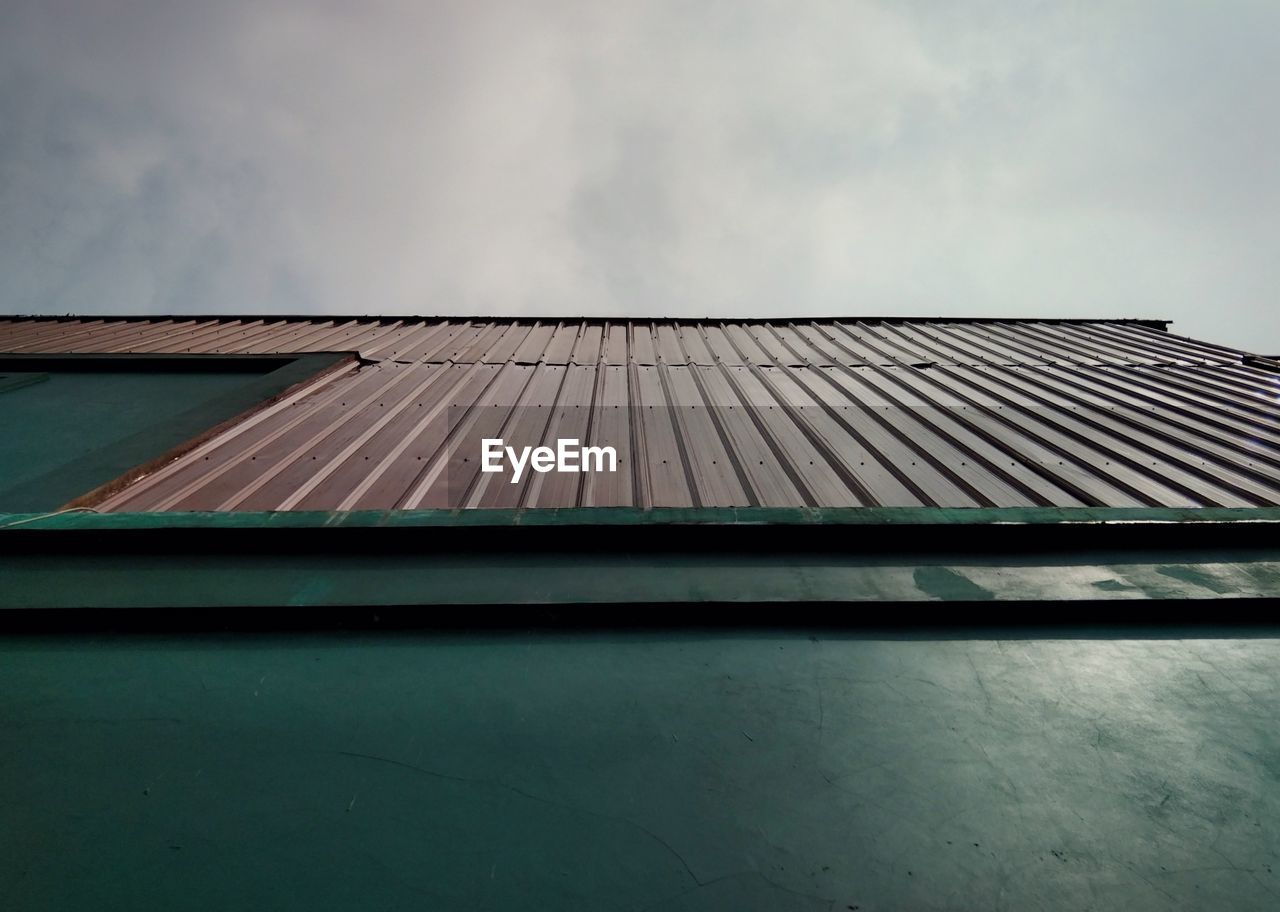 Low angle view of building against sky