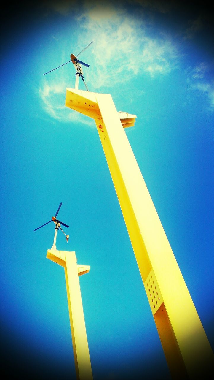 LOW ANGLE VIEW OF WINDMILL AGAINST SKY