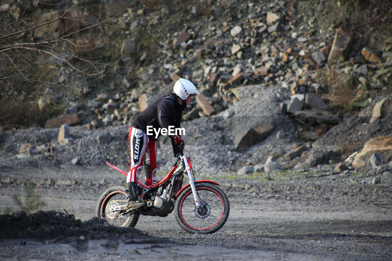 MAN WITH BICYCLE