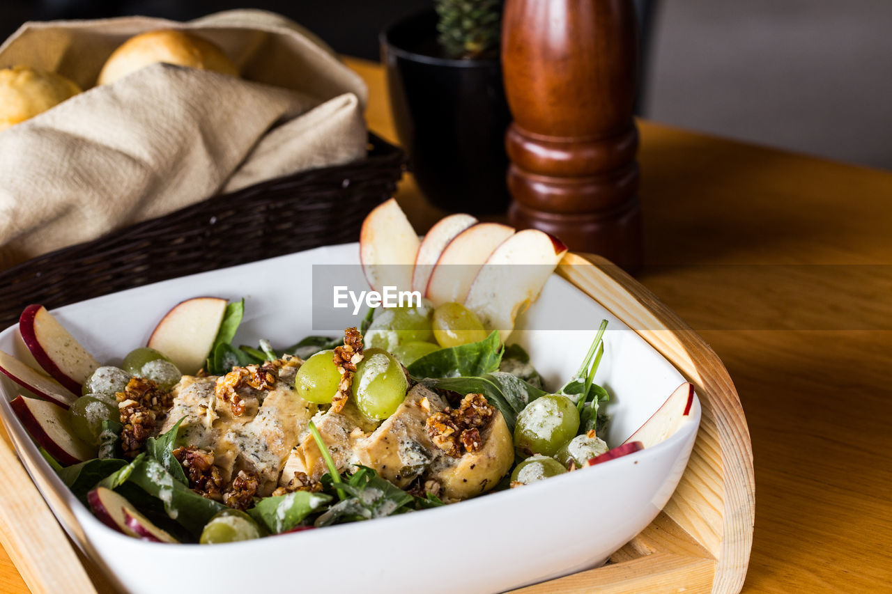 Close-up of salad in bowl