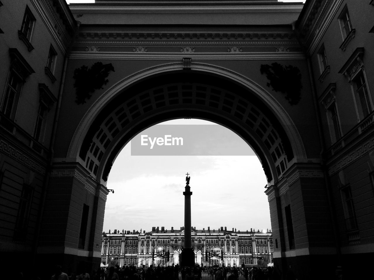 View of russian monument