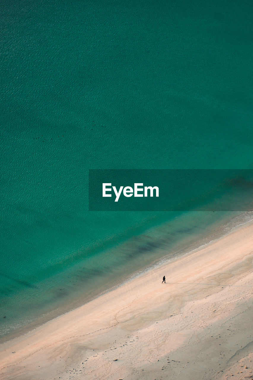 Aerial view of beach