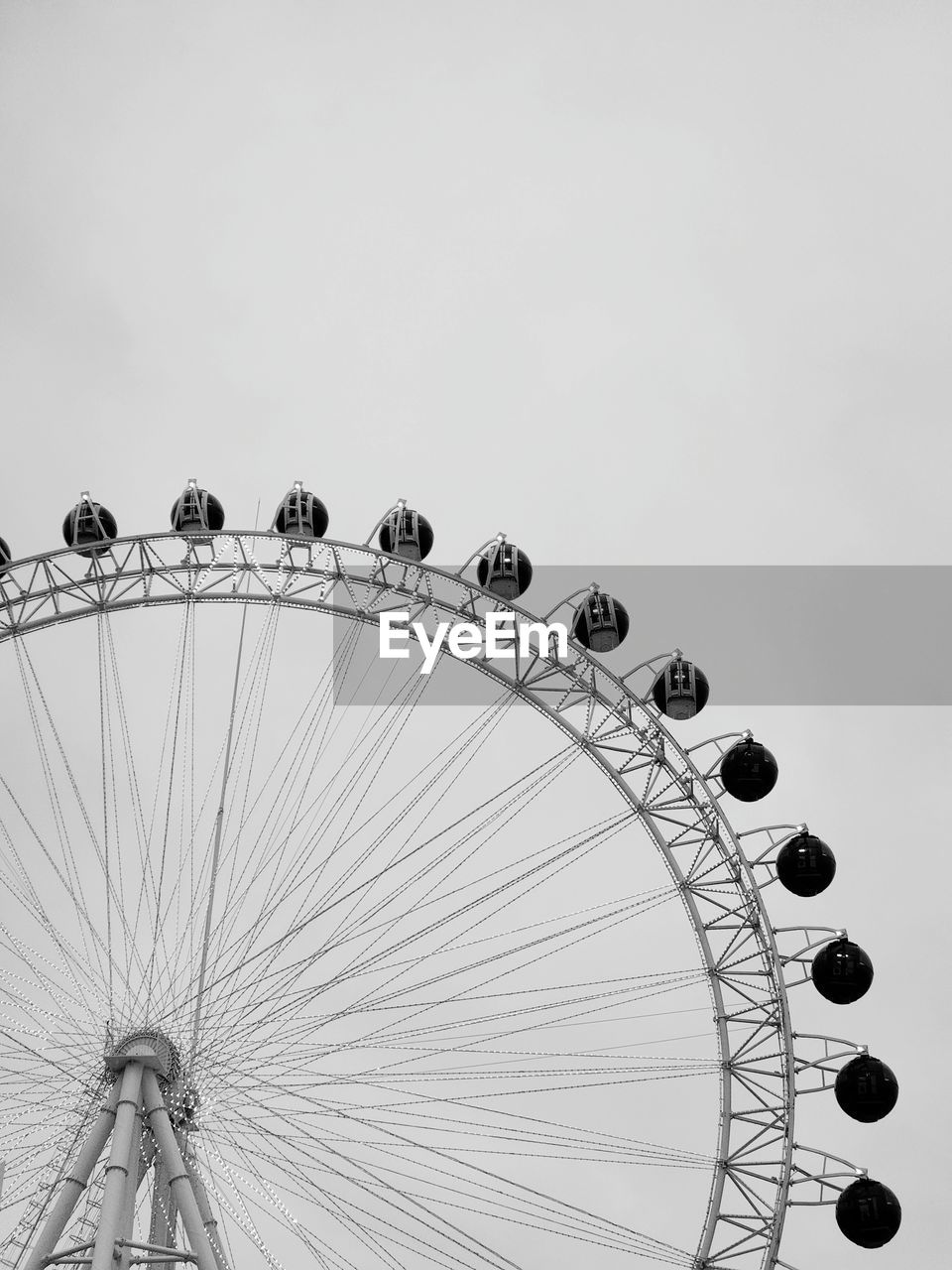 low angle view of eiffel tower