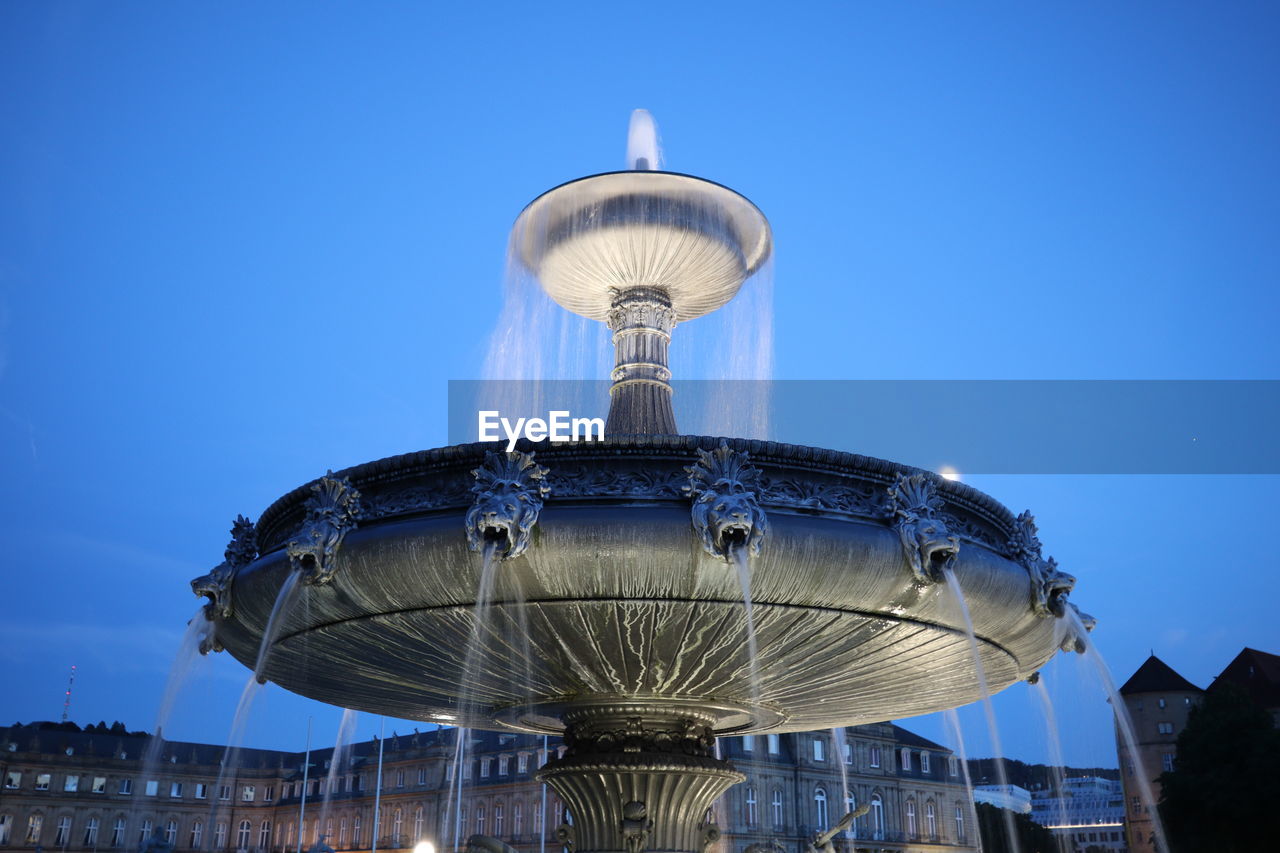 architecture, landmark, built structure, sky, blue, building exterior, travel destinations, city, nature, travel, reflection, clear sky, tourism, no people, tower, outdoors, communications tower, building, stadium, arts culture and entertainment