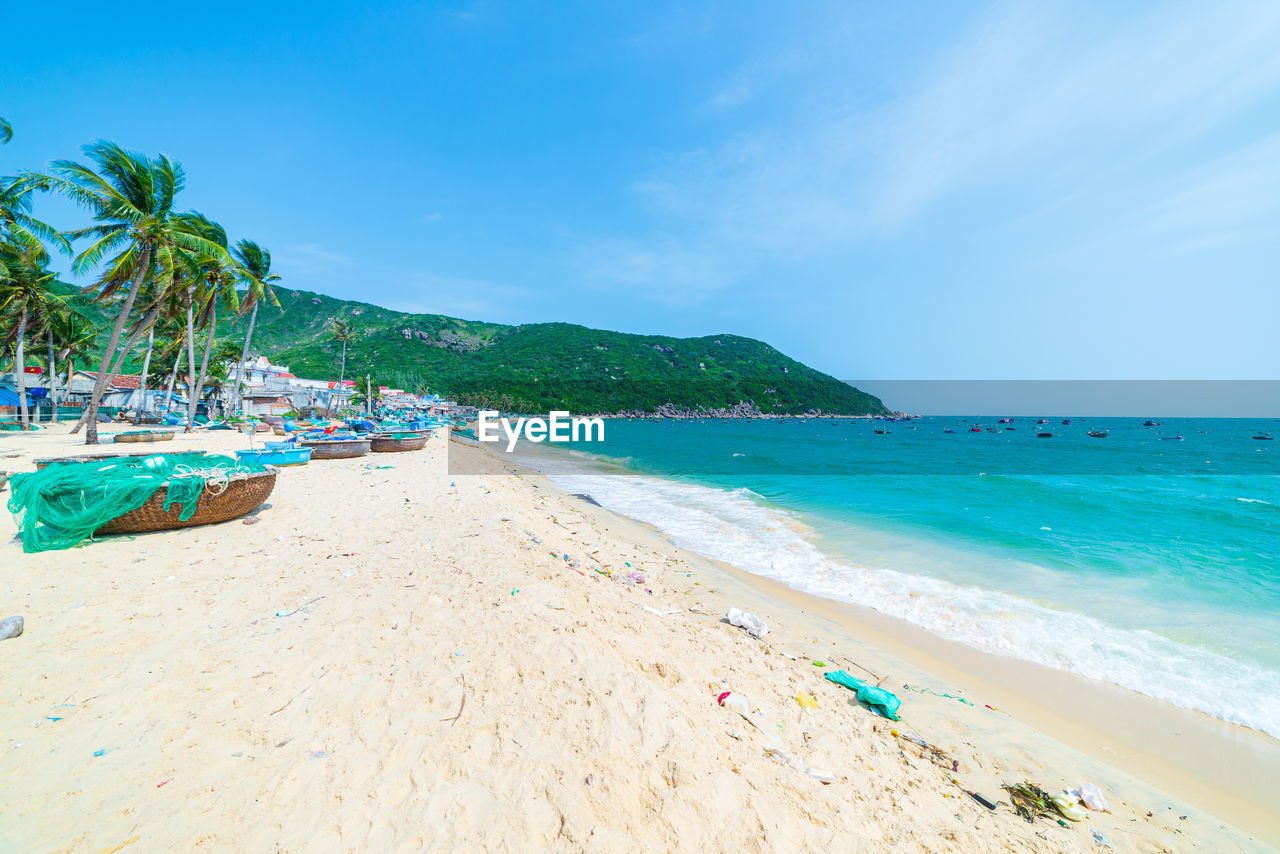 SCENIC VIEW OF SEA AGAINST BLUE SKY