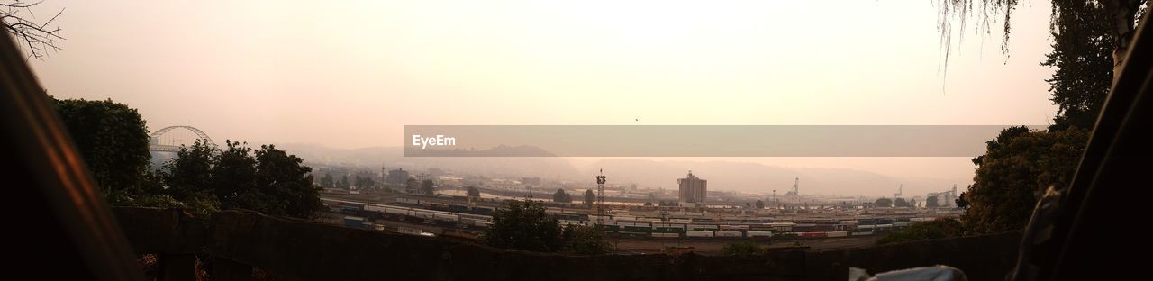 VIEW OF CITYSCAPE AGAINST CLEAR SKY