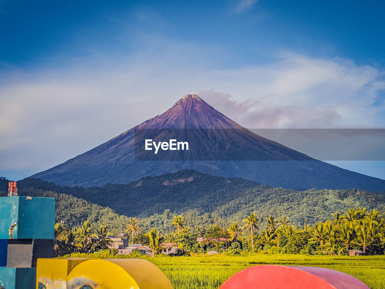 Scenic view of snowcapped mountain against sky