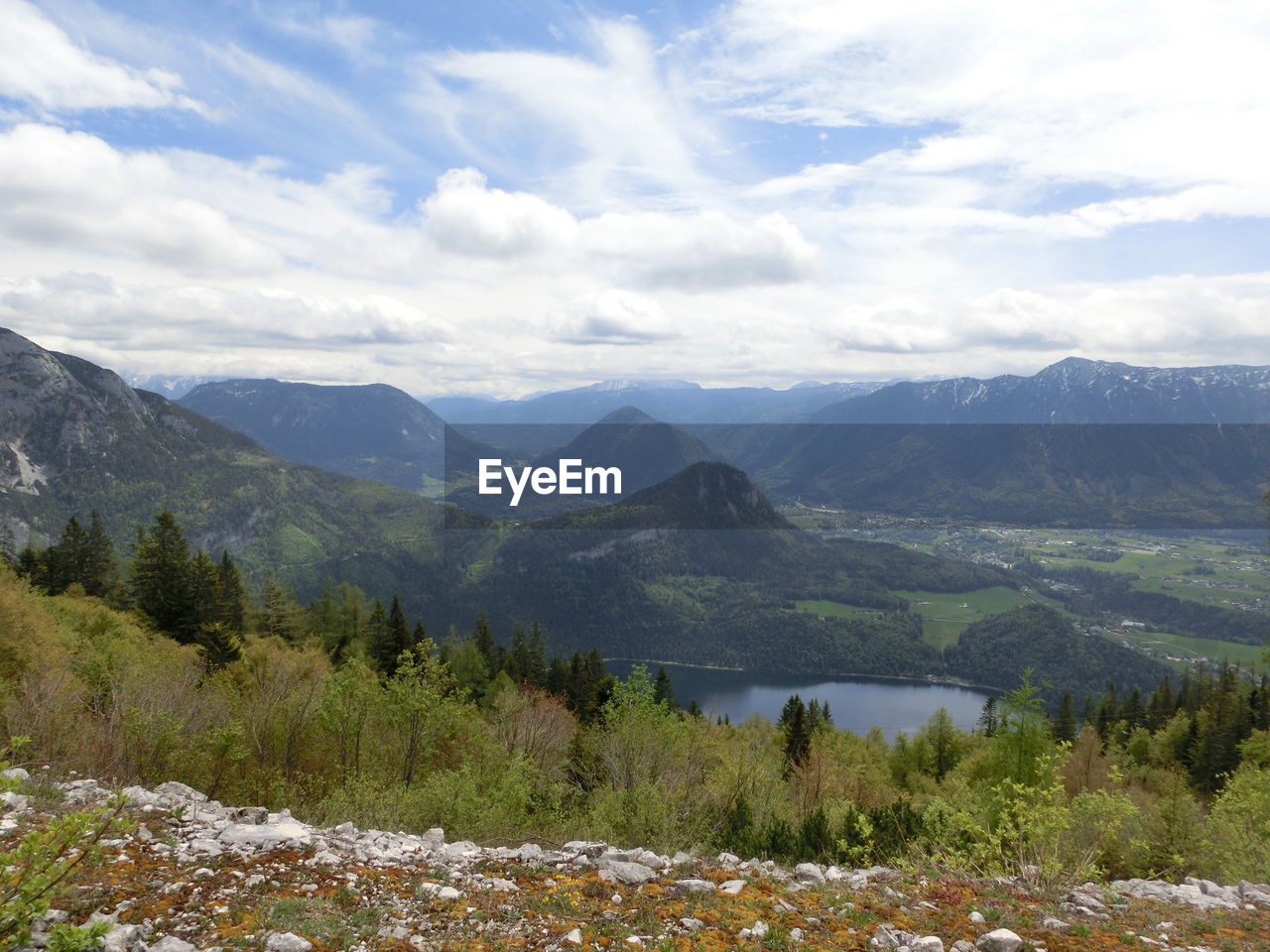 SCENIC VIEW OF MOUNTAINS AND VALLEY