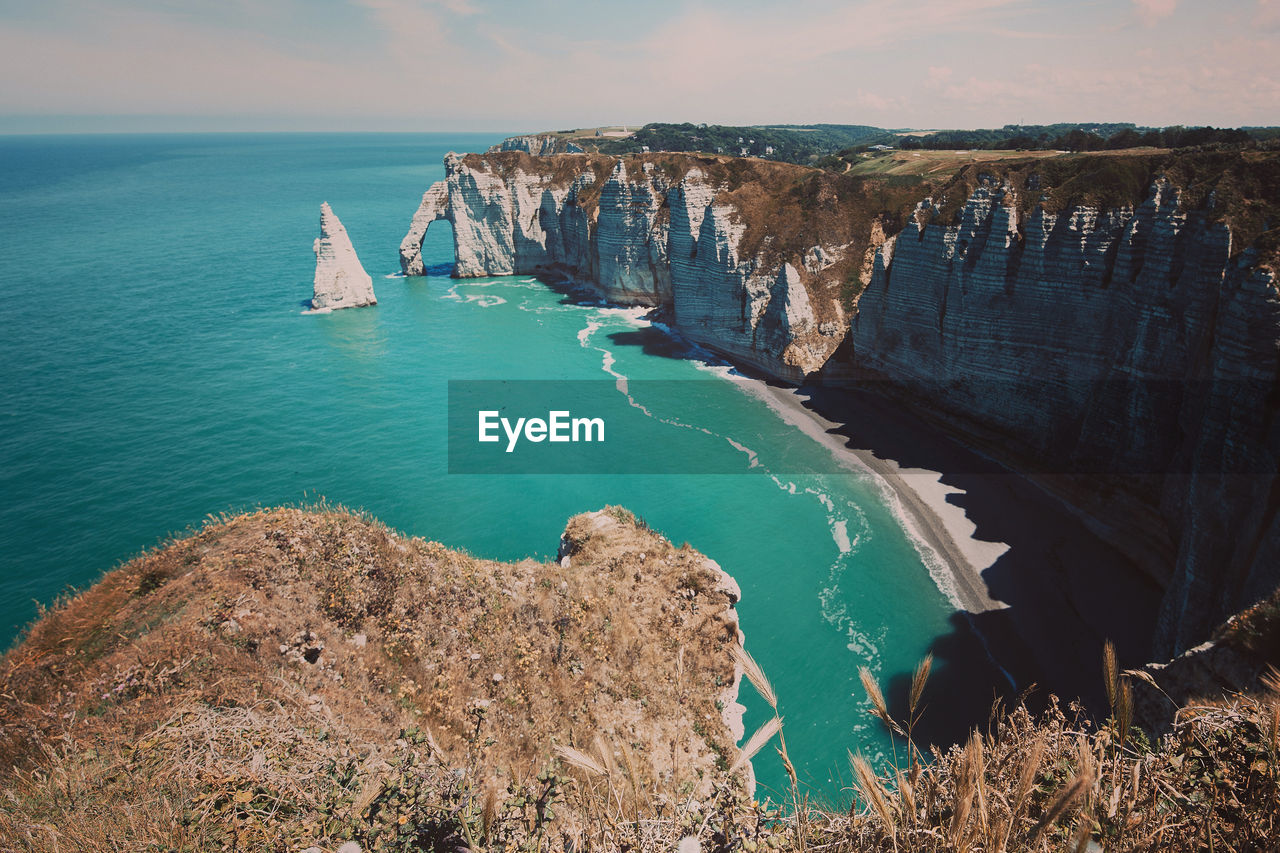 Panoramic view of sea against sky