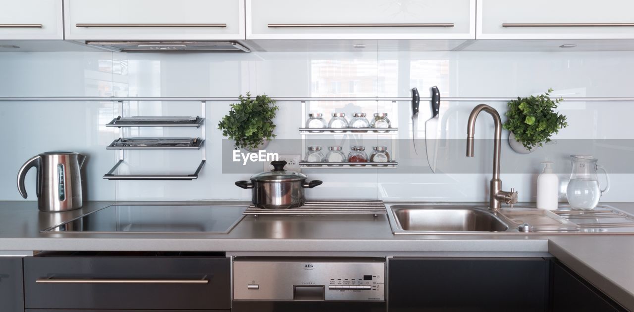 Interior of kitchen