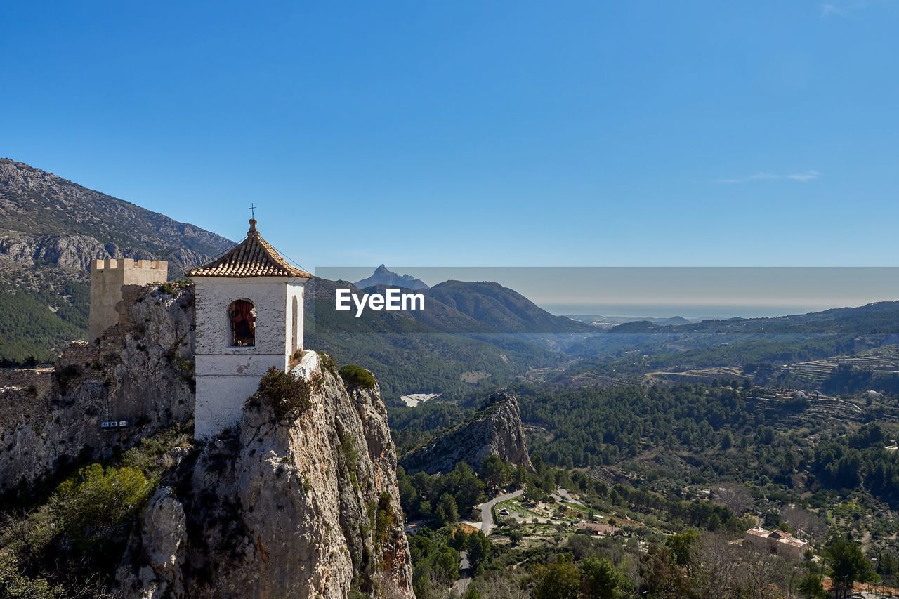 Views from guadalest castle, alicante, spain