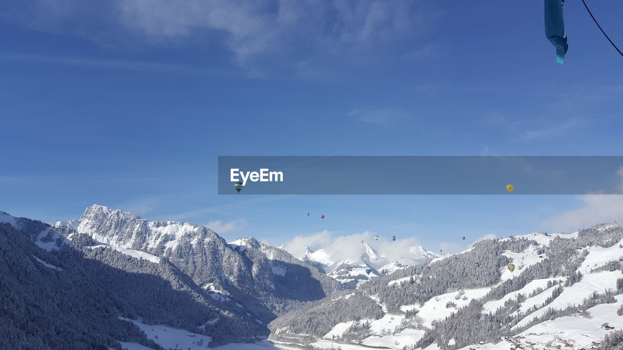 SNOWCAPPED MOUNTAINS AGAINST SKY