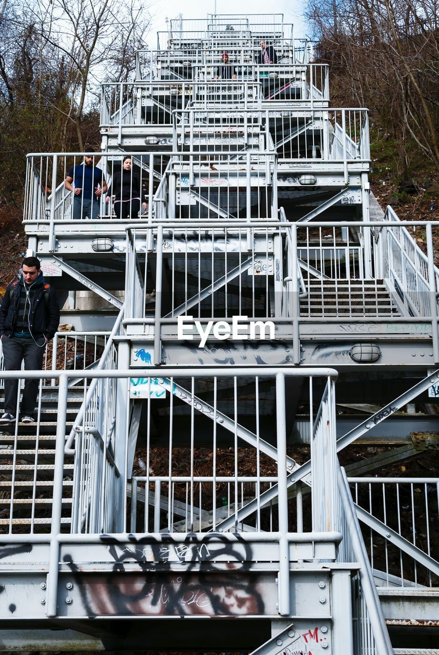 STAIRCASE ON RAILING