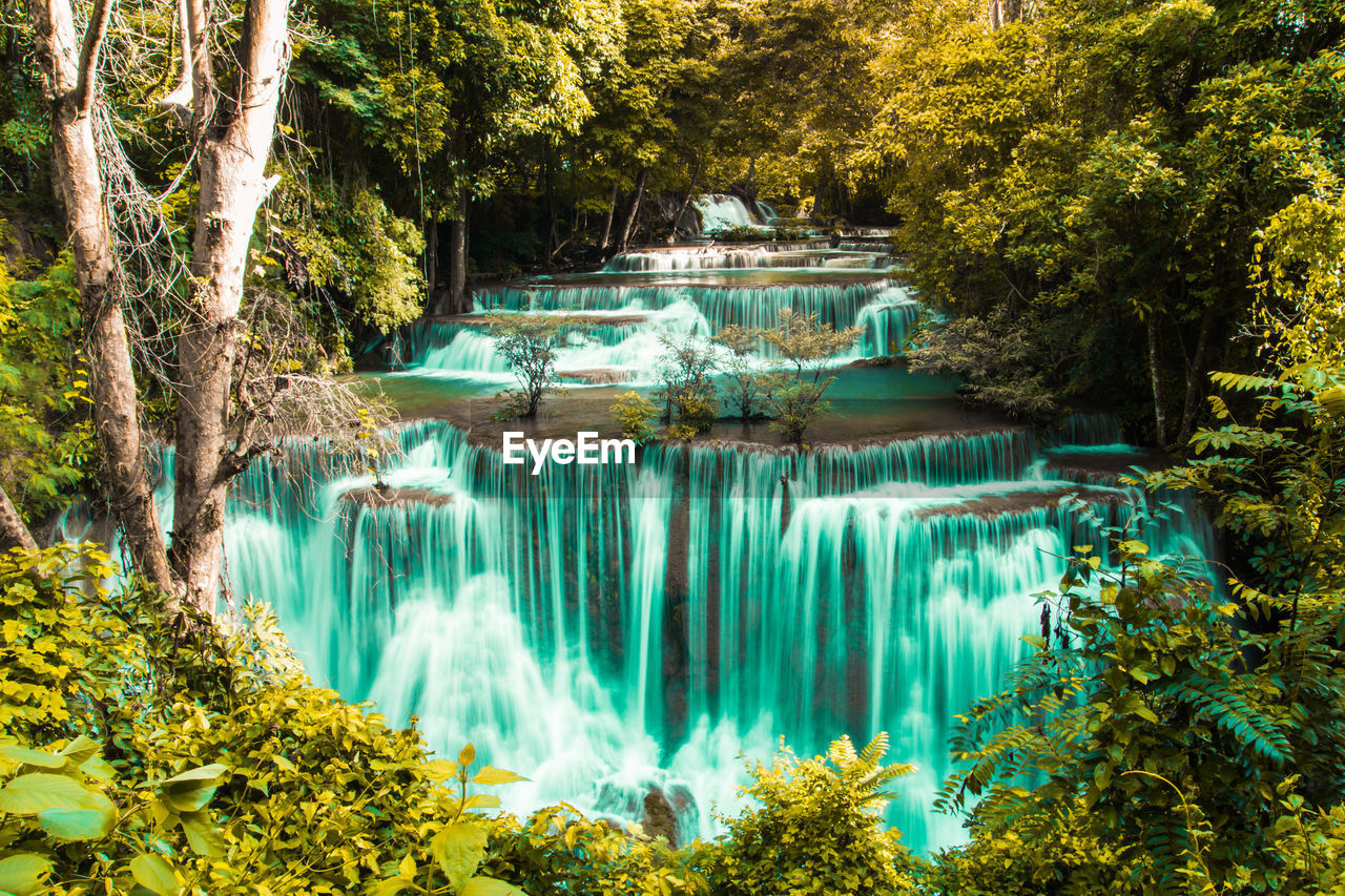 PANORAMIC VIEW OF WATERFALL