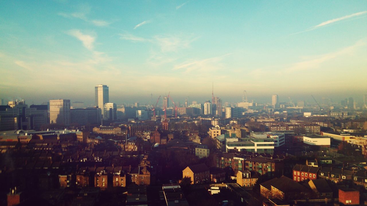 Aerial view of cityscape