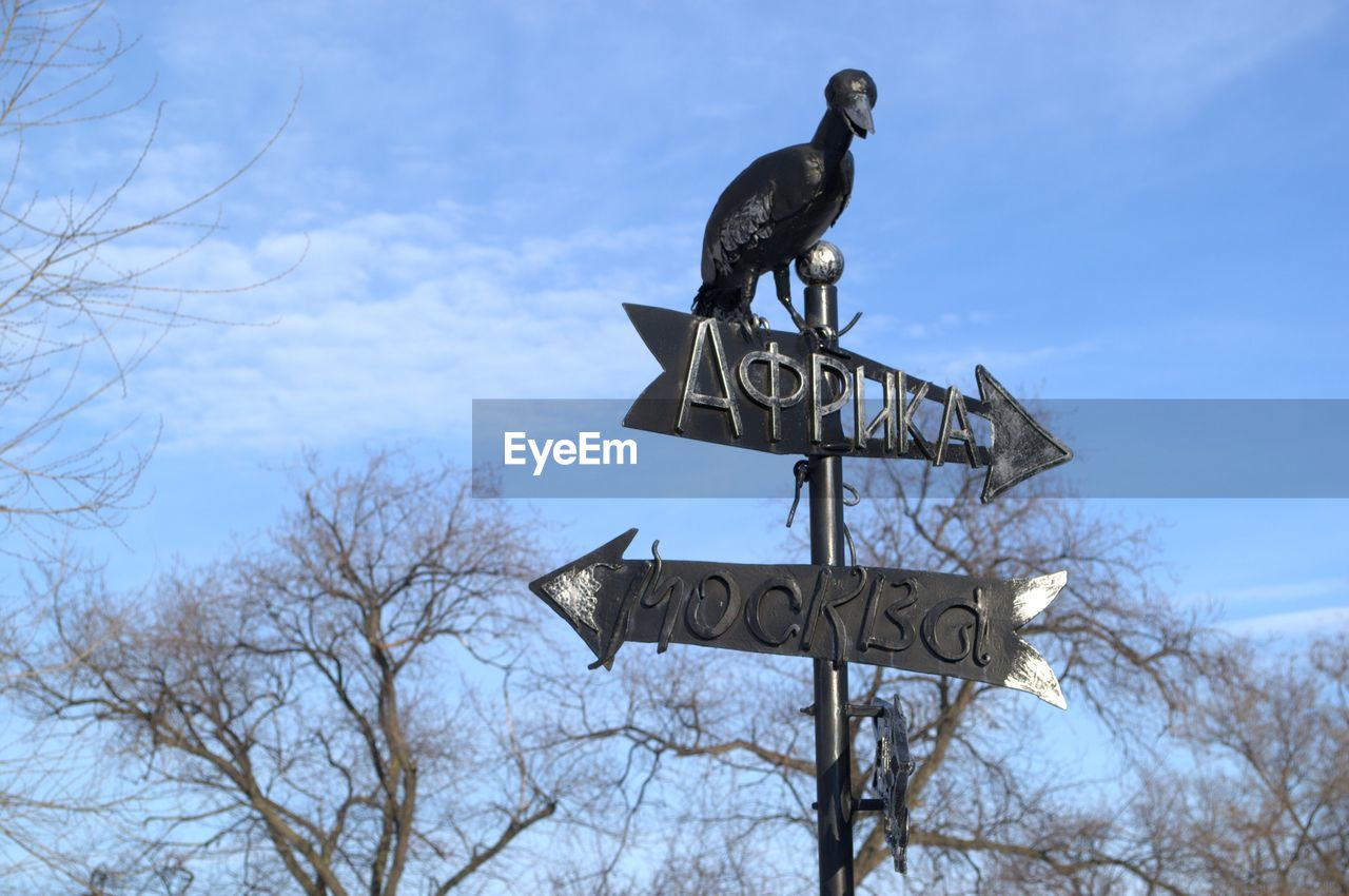 LOW ANGLE VIEW OF WEATHER VANE