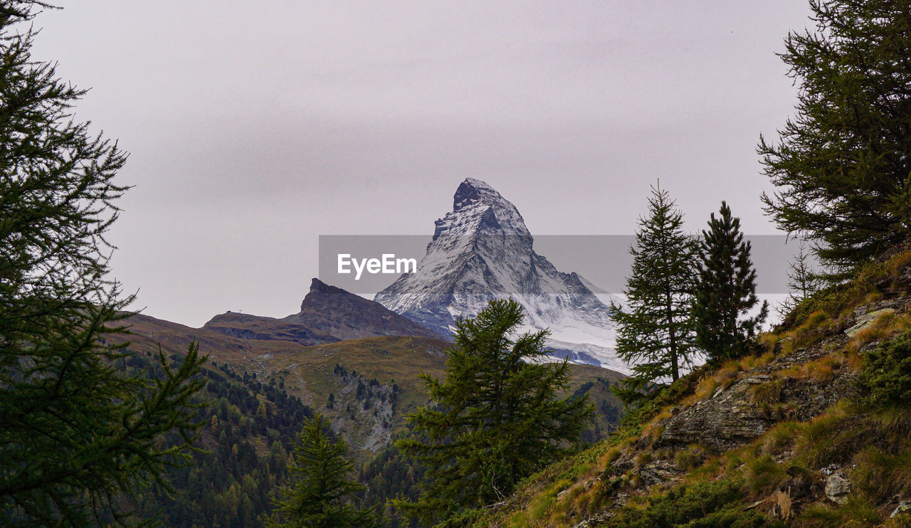 Matterhorn on a cloudy day