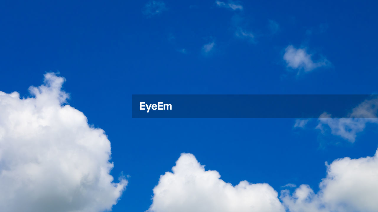 LOW ANGLE VIEW OF BLUE SKY