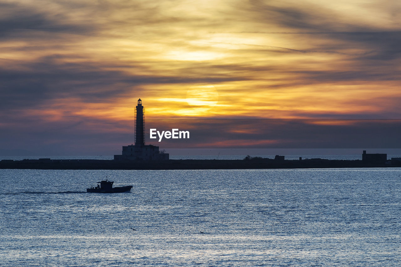 SEA AGAINST SKY DURING SUNSET