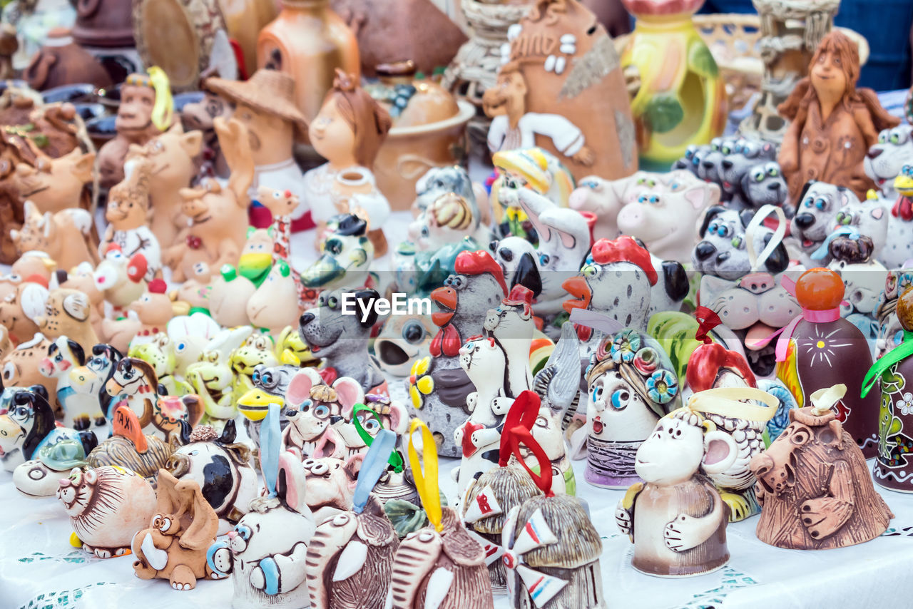 VARIOUS TOYS FOR SALE IN MARKET