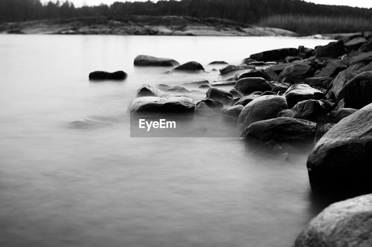 Scenic view of lake