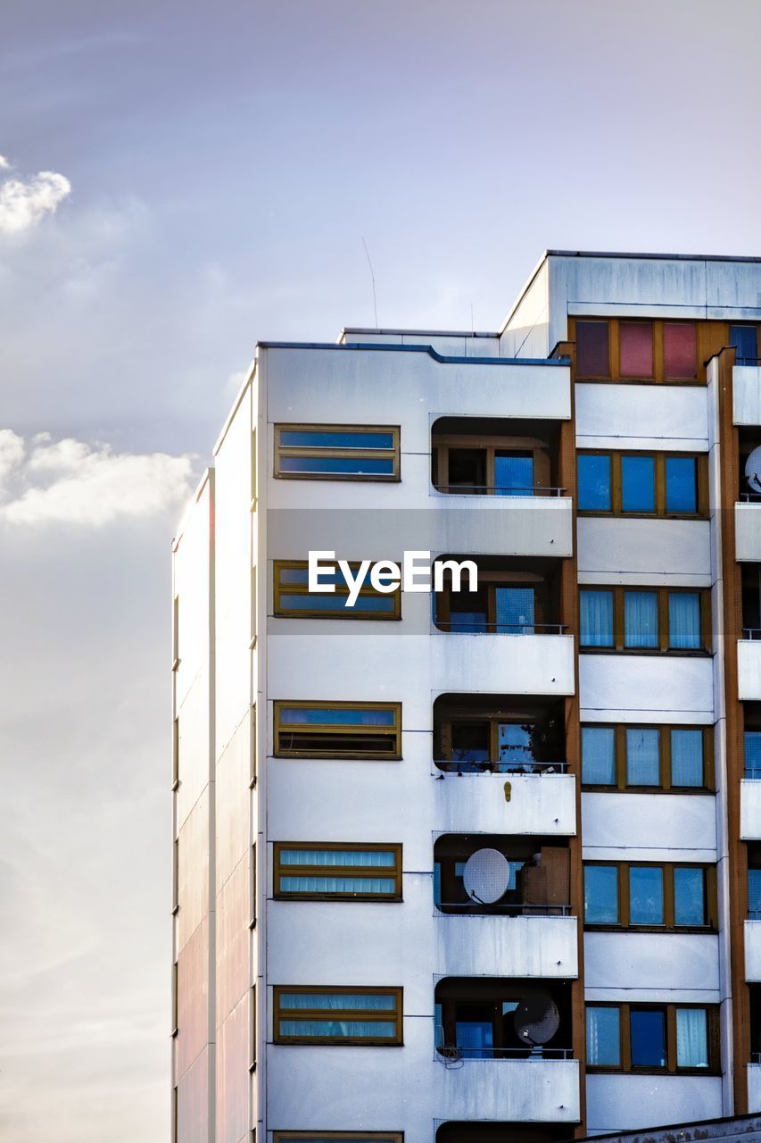 Low angle view of building against sky