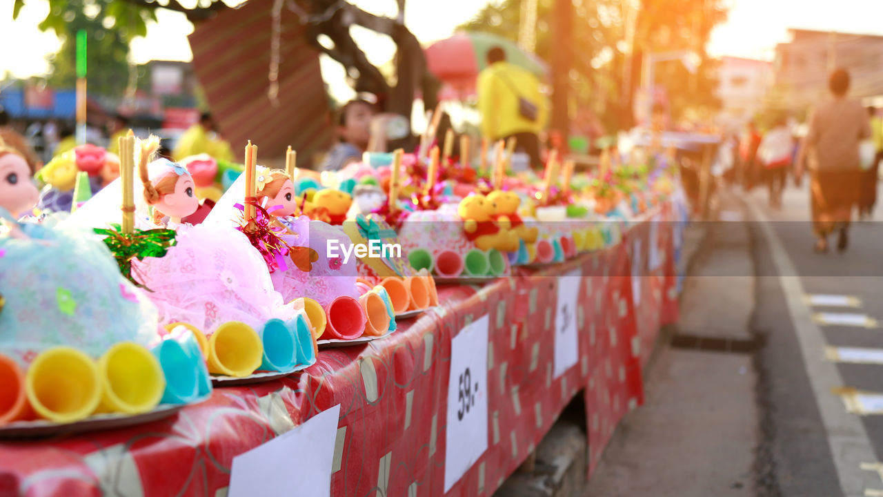 MULTI COLORED CANDIES FOR SALE IN MARKET