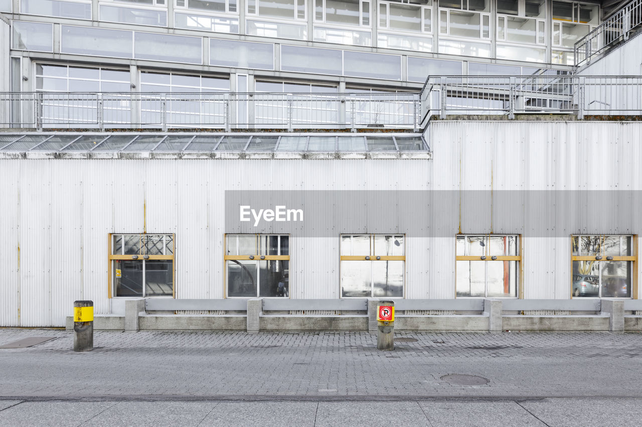 Exterior of building in city
