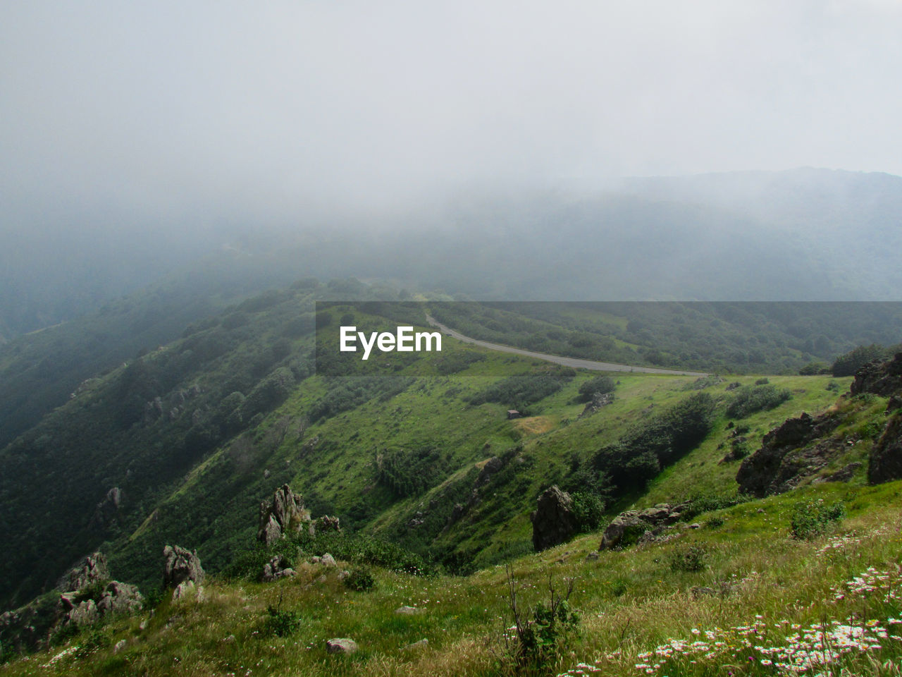 Scenic view of landscape against sky